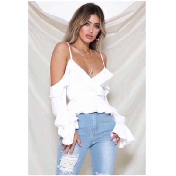 Runaway the label Tops - Runaway The Label | Women’s Hunter Wrap Top - White - 4